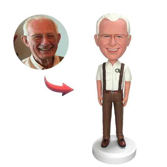 Custom Bobblehead For Dad And Grandpa Create Your Own Bobblehead